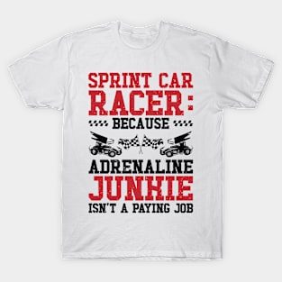 Sprint Car Dirt Track Racing T-Shirt